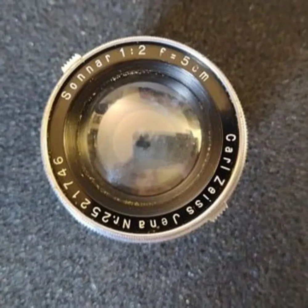 RARE Carl Zeiss Jena Sonnar f2 1:2 5cm 50mm - № 2521746 - Camera Photo Lens